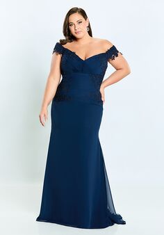 Montage by Mon Cheri 221964 Blue Mother Of The Bride Dress
