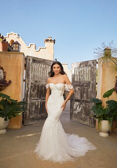 Beloved by Casablanca Bridal BL457 Eve Mermaid and Trumpet Wedding Dress