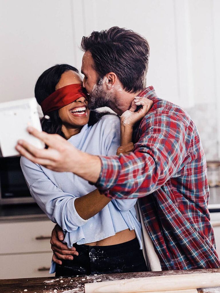 couple doing a date activity from the Adventure Challenge: Couple's Edition