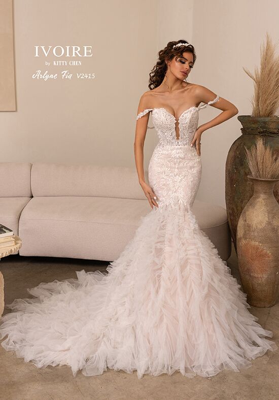 IVOIRE by KITTY CHEN ARLYNE, V2415 Trumpet Wedding Dress - 1