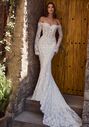 Calla Blanche 125253 Klara Sheath Wedding Dress - thumbnail - 5
