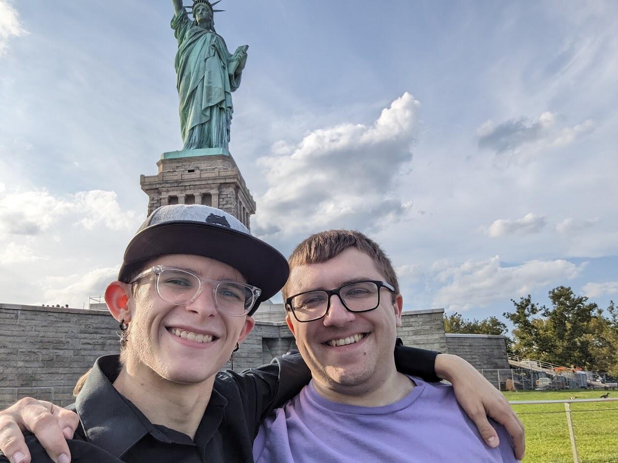 The following month Dillon flew all the way to New Jersey/NYC to visit his new partner. Anthony showed Dillon all the beautiful sights of New York and New Jersey. during this trip, Anthony also introduced Dillon to his family. 