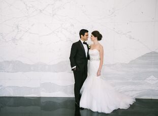 After meeting in college, Molly and Peter lived in DC for five years, so the couple took inspiration from the capital when planning their wedding at t