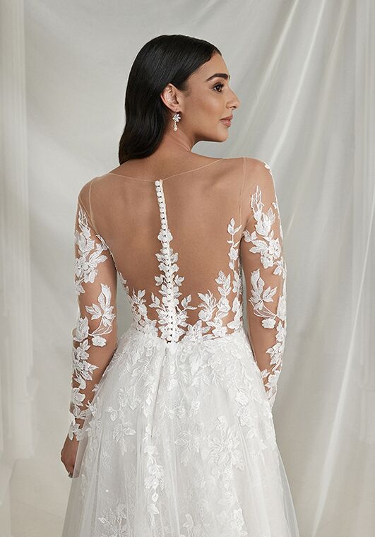 Justin Alexander Emmett A-Line Wedding Dress - 3