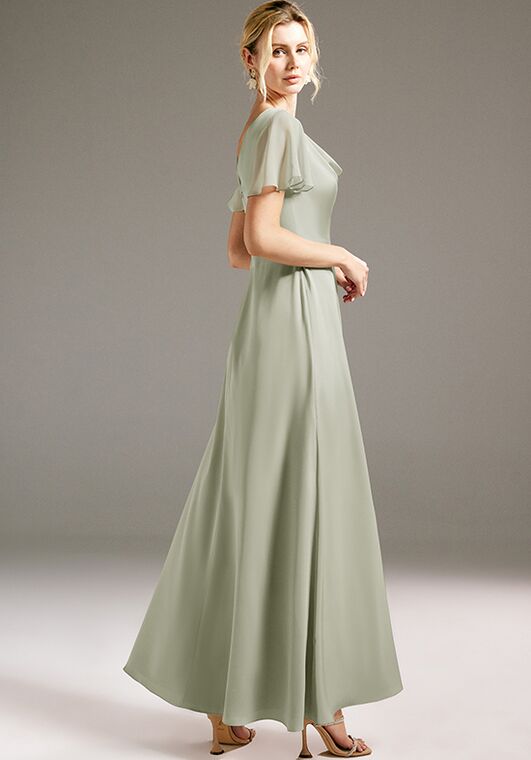 AW Bridal AW LINN DRESS Bateau Bridesmaid Dress - 2