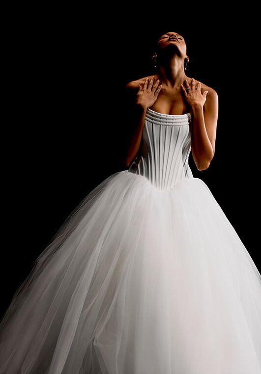 Justin Alexander Signature Rhiannon Ball Gown Wedding Dress - 5