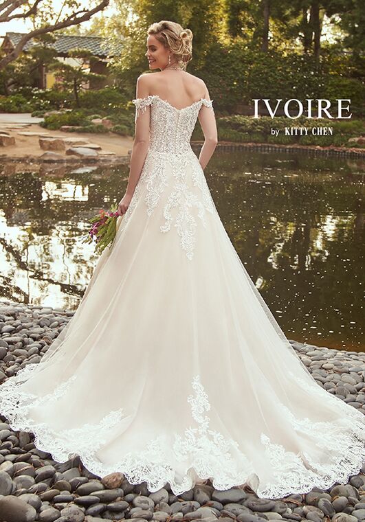 IVOIRE by KITTY CHEN MANDY, V2001 Ball Gown Wedding Dress - 3