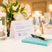 Turquoise Wedding Guest Book