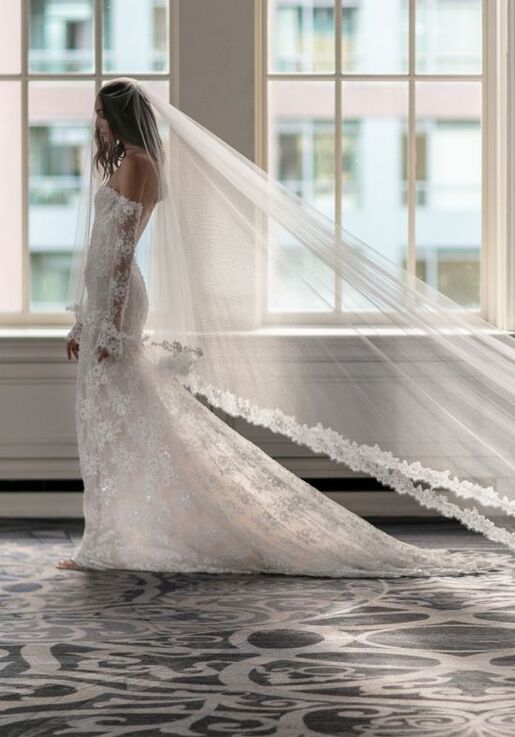 INES DI SANTO Fall 2022 - Chiara Trumpet Wedding Dress - 3
