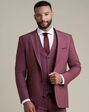 BLACKTIE SAVOY Burgundy Wedding Suit Red Tuxedo - thumbnail - 3