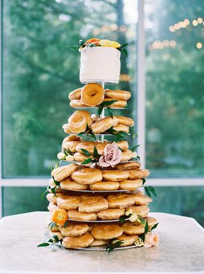 Wedding Cake Donut Tower