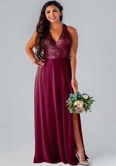 Kennedy Blue Maya V-Neck Bridesmaid Dress