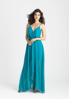 Allure Bridesmaids 1500 V-Neck Bridesmaid Dress