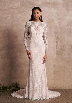 Lillian West 66214 Fit-and-Flare Wedding Dress