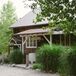 Everything flowed in the space provided by MillCreek Barns. After the outdoor ceremony, the party moved into the dining room for the reception, then into the barn for drinks and dancing.