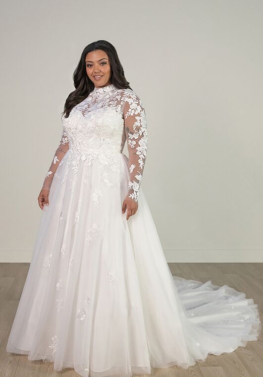 Stella York SY8126+ A-Line Wedding Dress - 4