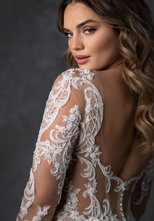 Essense of Australia D4350 A-Line Wedding Dress - 5