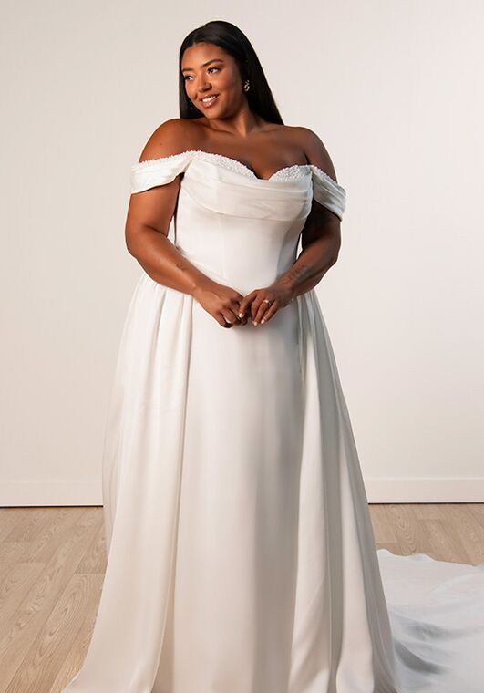 Stella York SY8236+ A-Line Wedding Dress - 4