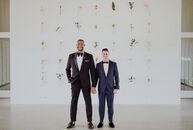 When DeAndré Upshaw (31 and a digital video production manager) proposed to Stuart Hausmann (30 and an illustrator and artist) he did so in his signat