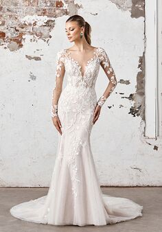 Sincerity Bridal 44407 Fit-and-Flare Wedding Dress