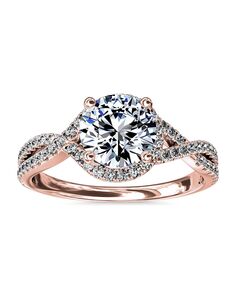 Blue Nile Round Cut Engagement Ring