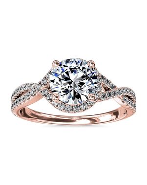 Blue Nile Round Cut Engagement Ring