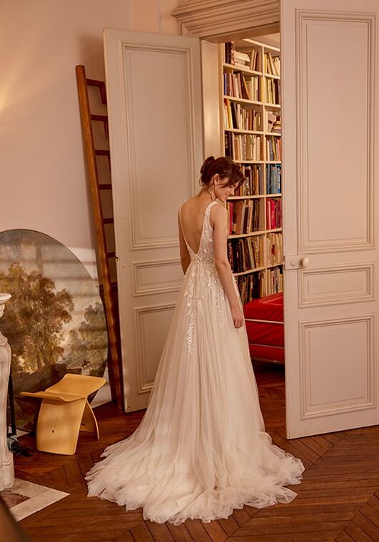 Adore by Justin Alexander 11373 A-Line Wedding Dress - 4