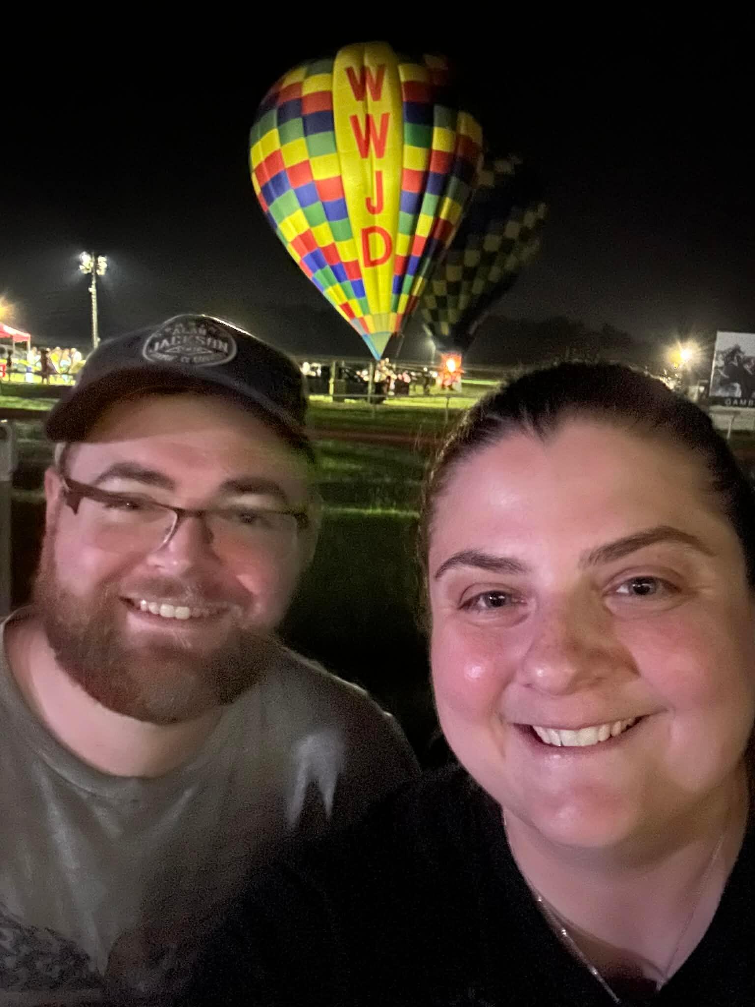Chelsea and Joshua's date out at the Red River Balloon Festival marked the first official day that they decided what they had was serious and was the start to something special.