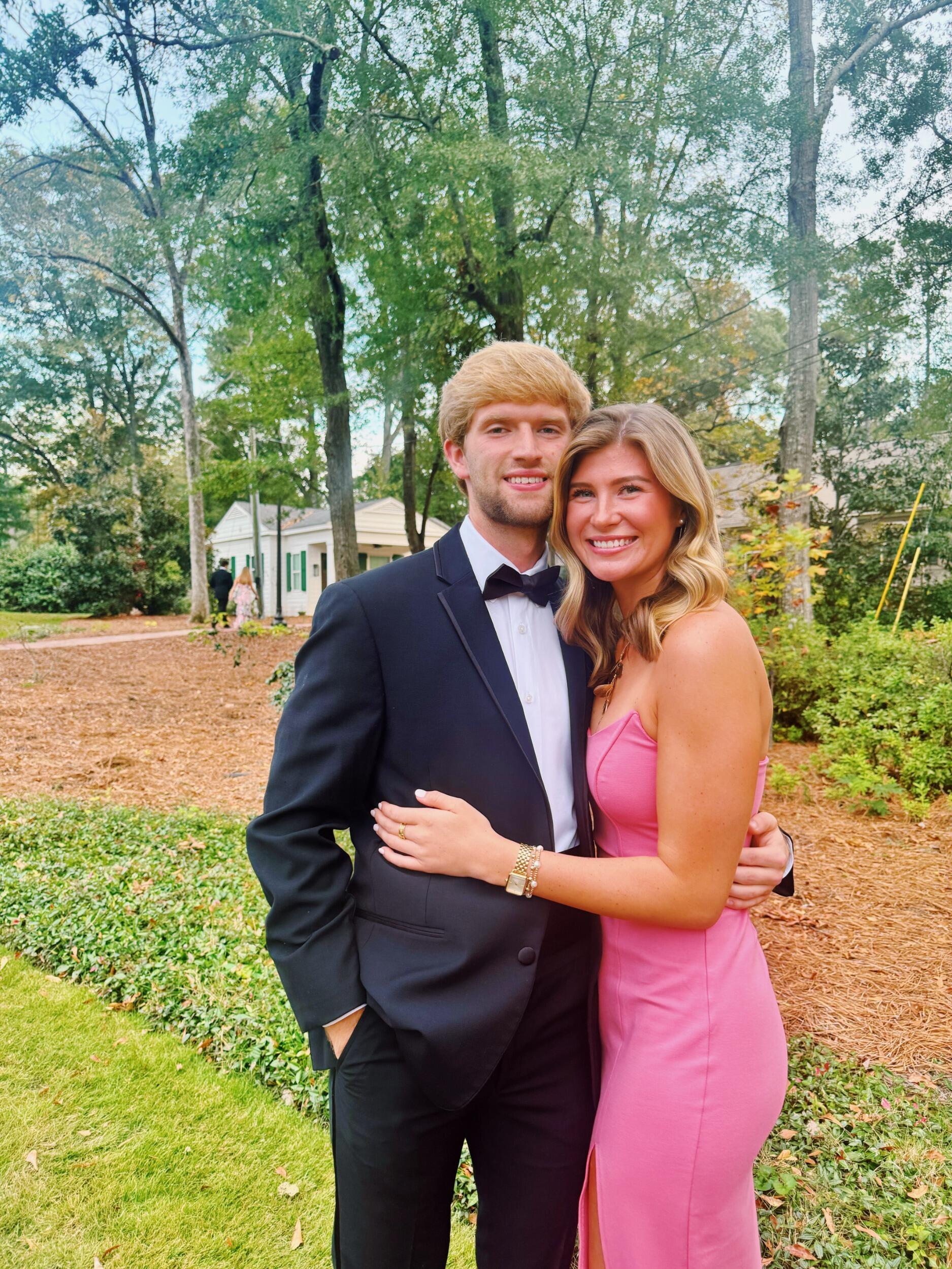 Maddie's first college formal! 