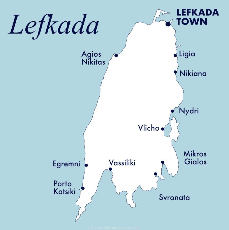 Picture of Map of Lefkas