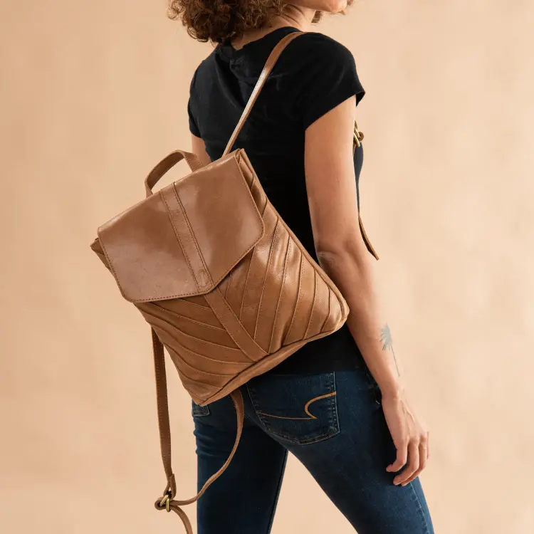 Elegant leather backpack from Magnolia