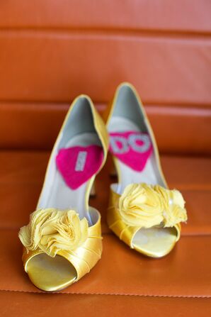 Yellow Bridal Shoes