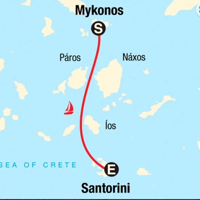 Picture of Mykonos to Santorini