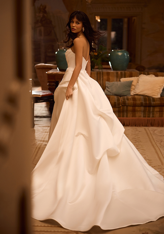 Moonlight Couture H1623 Ball Gown Wedding Dress - 2