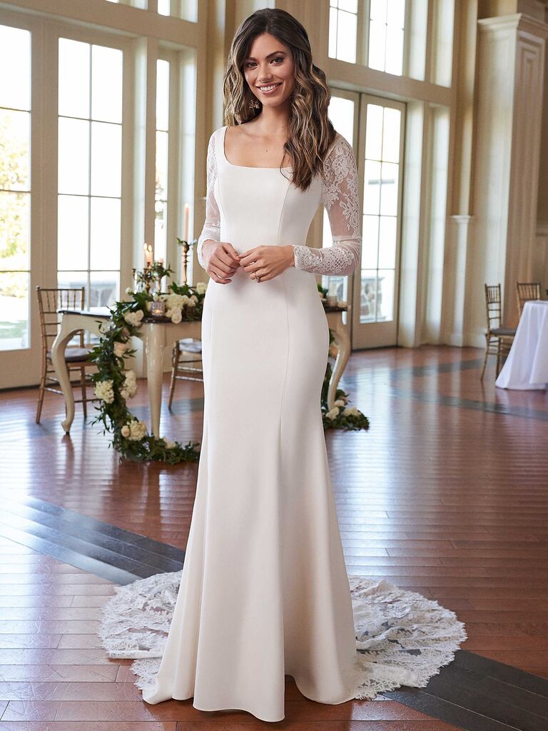 28 Wedding Dresses for Older Brides From Casual to Chic