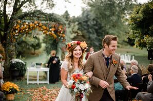 Rustic, Boho Couple at Shady Elms Farm