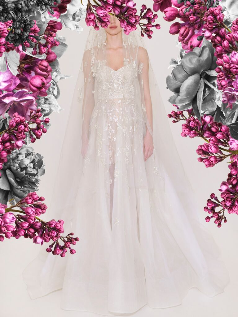 Reem Acra wedding dress
