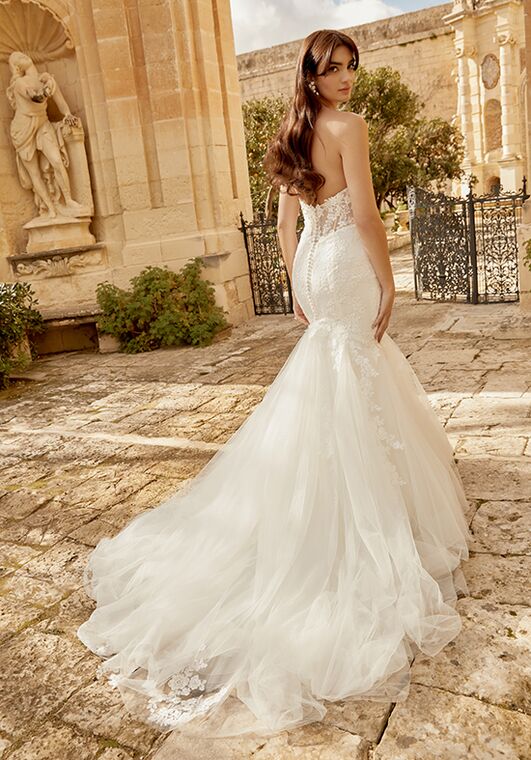 Sincerity Bridal 44481 Mermaid and Trumpet Wedding Dress - 5