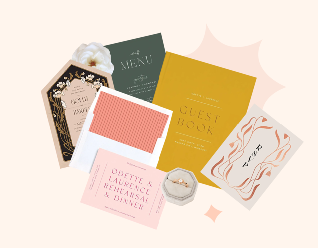 Wedding stationery from The Knot Invitations