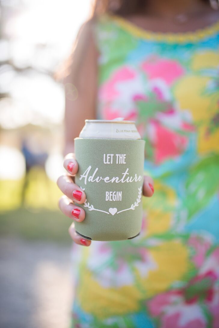 The couple embraced the theme of adventure and the great outdoors for their wedding celebration. “We are always up for an adventure,” Morgan says, “and after all we have been through at each other's side, that is what life has been.”