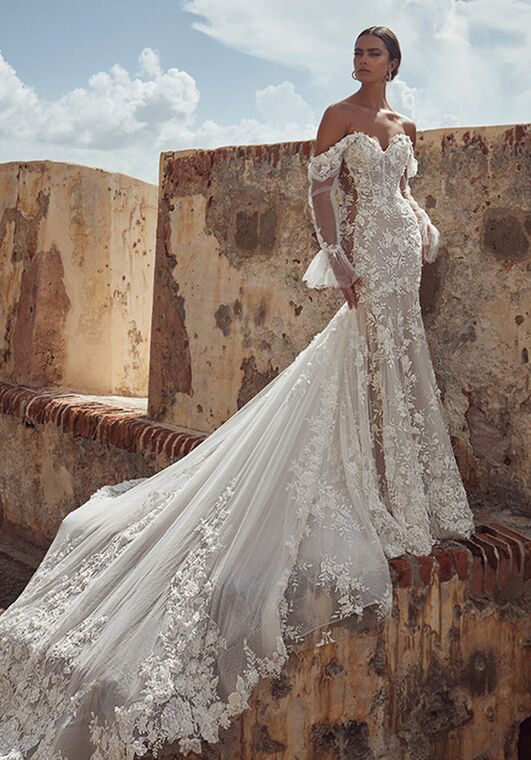 Calla Blanche 123124 Glenda Mermaid and Trumpet Wedding Dress - 5