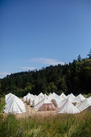 Glamping Tents for Private Estate California Wedding