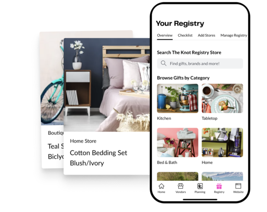 Build Your Wedding Registry by The Knot App