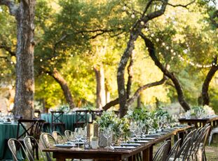Leah and Julian looked to shades of blue, gray, charcoal and green to bring their earthy palette to life. “We wanted to dispel the misconception among