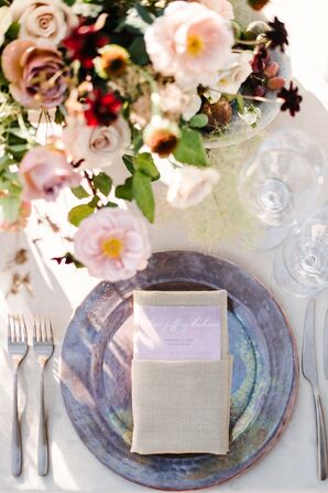 Iridescent Lavender Dinnerware