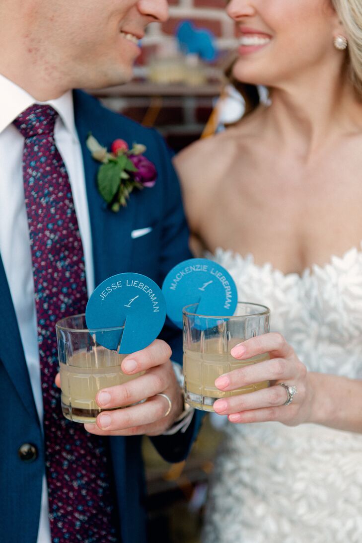 Couple Holding Margarita Signature Cocktails