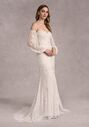 Adrianna Papell Platinum Destination 40412L Sheath Wedding Dress - thumbnail - 1