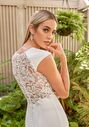 Jasmine Couture Lacey Fit-and-Flare Wedding Dress - thumbnail - 4