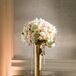 Tall Gold Vase Centerpiece