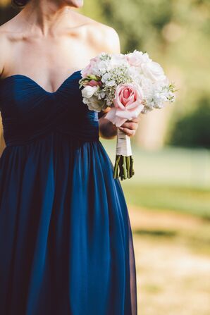 Pink and White Bridesmaid Bouquet